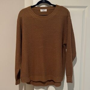 Zenana Outfitters Tan Knit Sweater